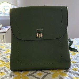 Kate Spade Olive Green Backpack